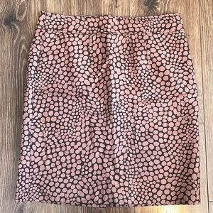 Brown pencil skirt